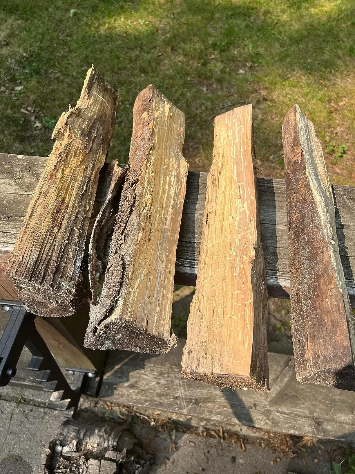 Firewood manual hand wall mounted log wood kindling splitter