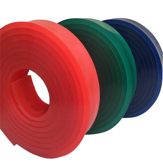 65 75 85 A durometer solvents resistant screen printing squeegee for sale