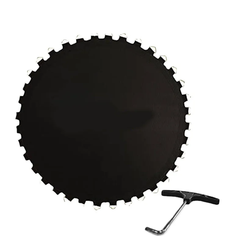 Replacement Trampoline Mat, Fits 6-16ft Frames w/Spring Tool and Durable V-Rings, Bounce Safely with Extra Rows of Stitching