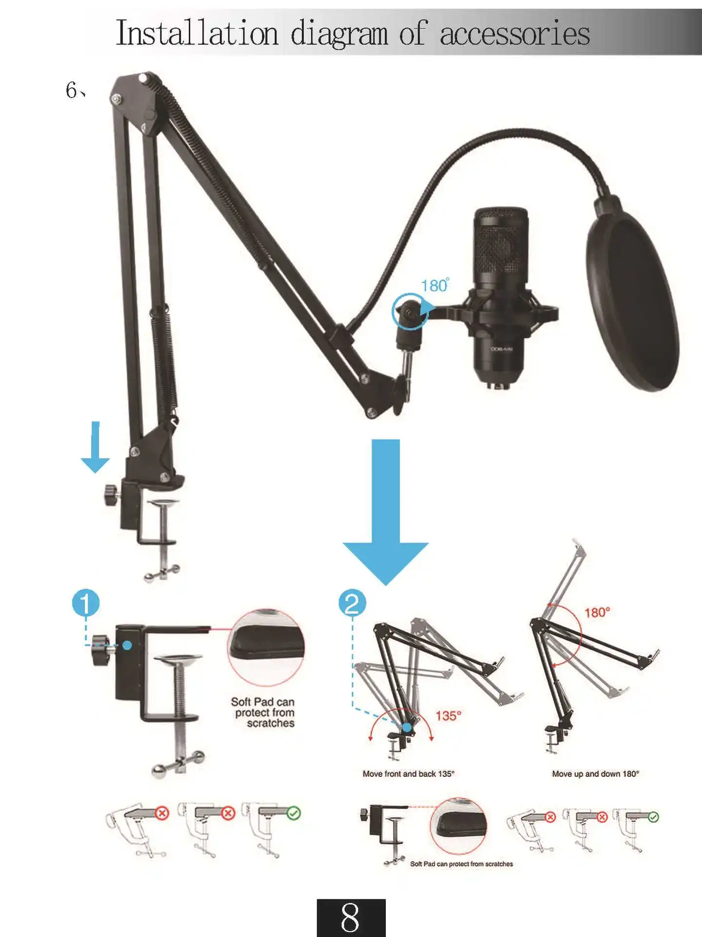 Usb Audio Interface Music External Audio Card Condenser Microphone Recording Sound Card For Pc Recorder Computer Studio Live