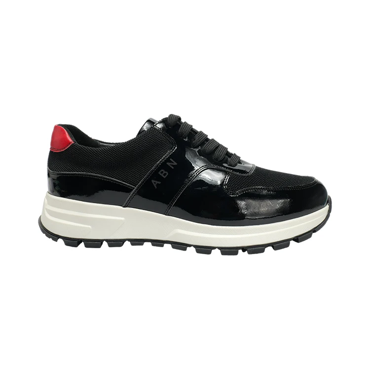 Factory Manufacture Fashion Trend Sweat-Absorbant Pu Leather Sport Men Classic Shoes Running Shoe