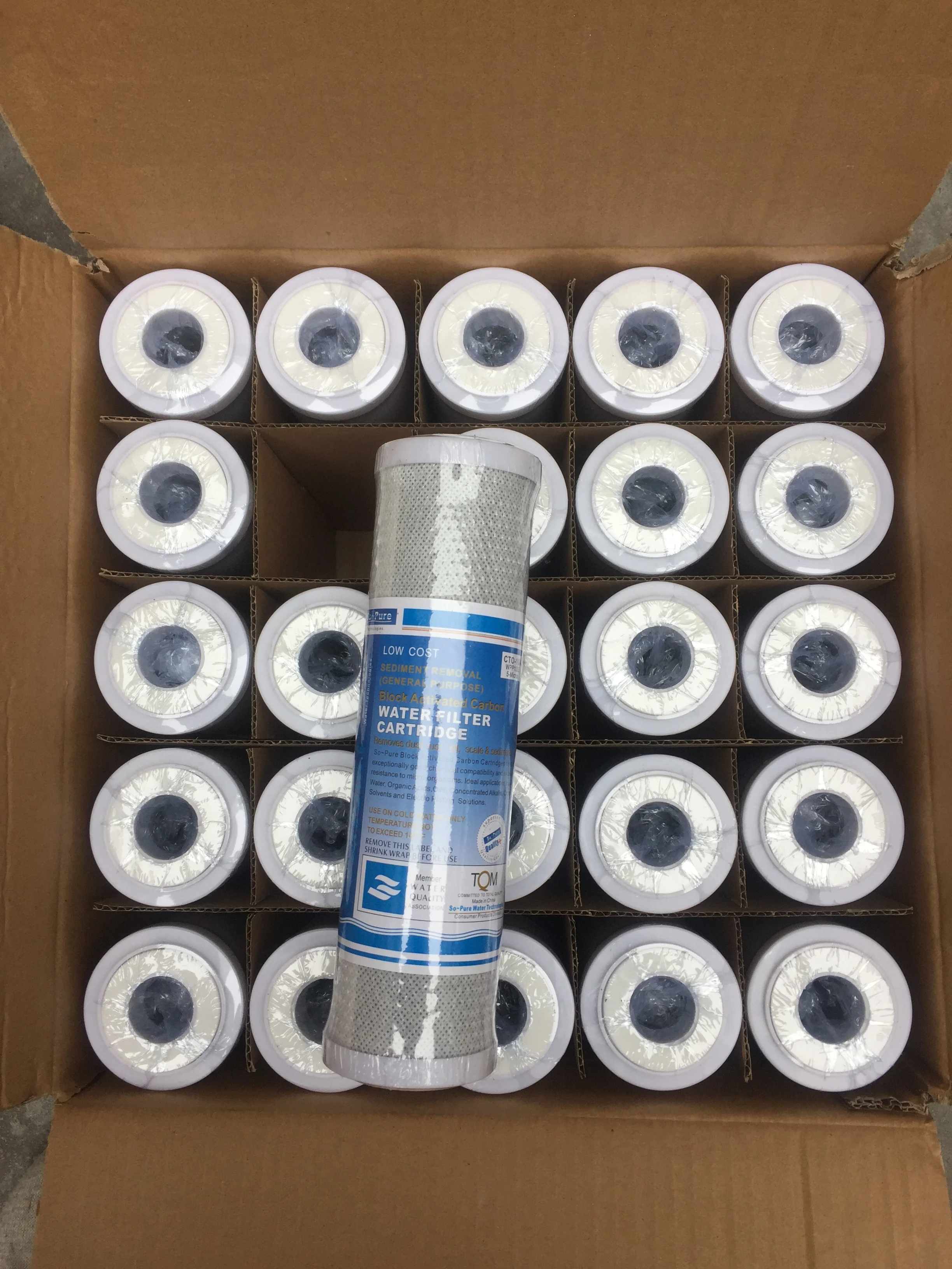 10 in-line cto  Carbon Block  element cartridge water filters