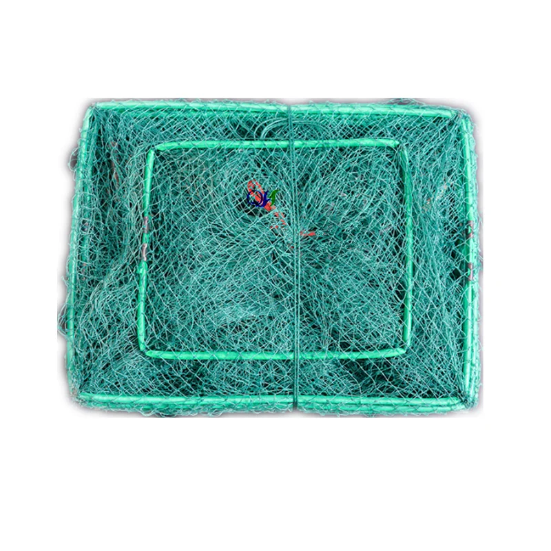 Multi function Rectangular Nylon mono filament fishing Long Cage Lobster Fish Shrimp Pot Trap dragon Fish trap pot