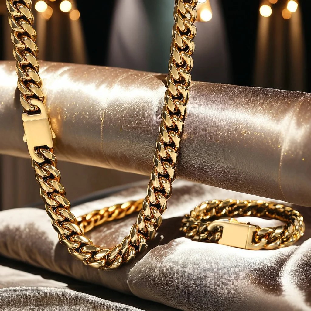 wholesale women hip hop jewelry miami cuban link necklace 316l stainless steel 8mm 10mm 12mm 14mm 18mm men 18k gold cuban chain