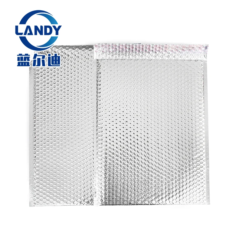 Aluminum Foil Poly Bubble envelope Mailer Bag For Ship Frozen Items