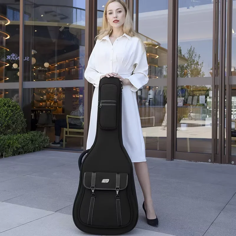 Dazzling 36/38/39/40/41-Inch Classical/Folk Acoustic Guitar Gig Bag Soft Case EVA/ABS/Fabric Backpack