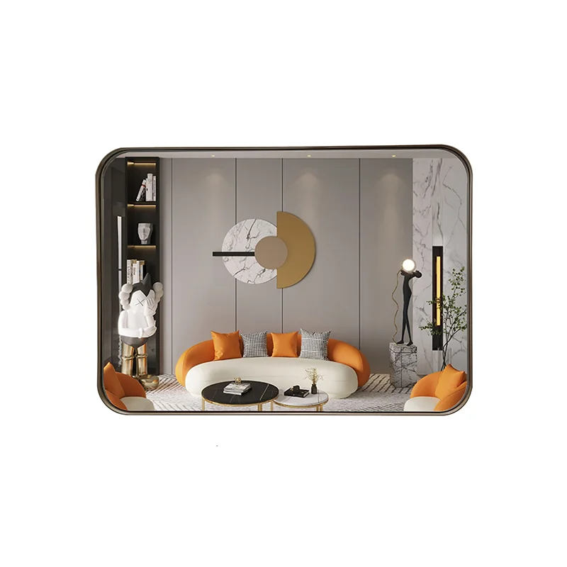 custom herschel luxury large big gold metal dressing bathroom full length long home decor inset wall mirror miroir spiegel