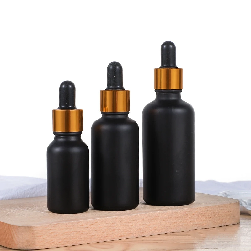 Essential Massage Oil Pipette Refillable Bottles Frosted Container