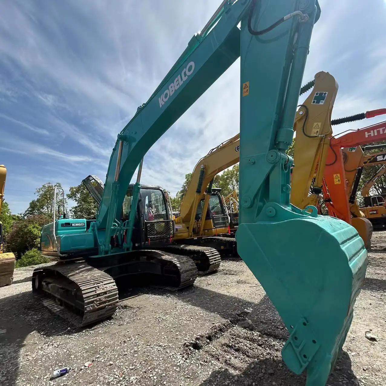 Высококачественный 20-тонный Экскаватор Kobelco SK200 200D SK200-8 SK200-10 экскаватор гидравлический гусеничный в хорошем состоянии