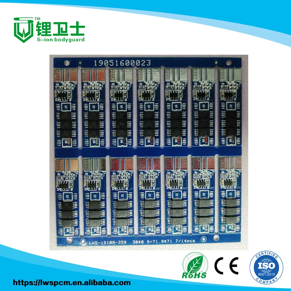  Схема защиты 1s 3 7 v 10a 18650 liion bms pcm с 10K NTC для аккумуляторного блока