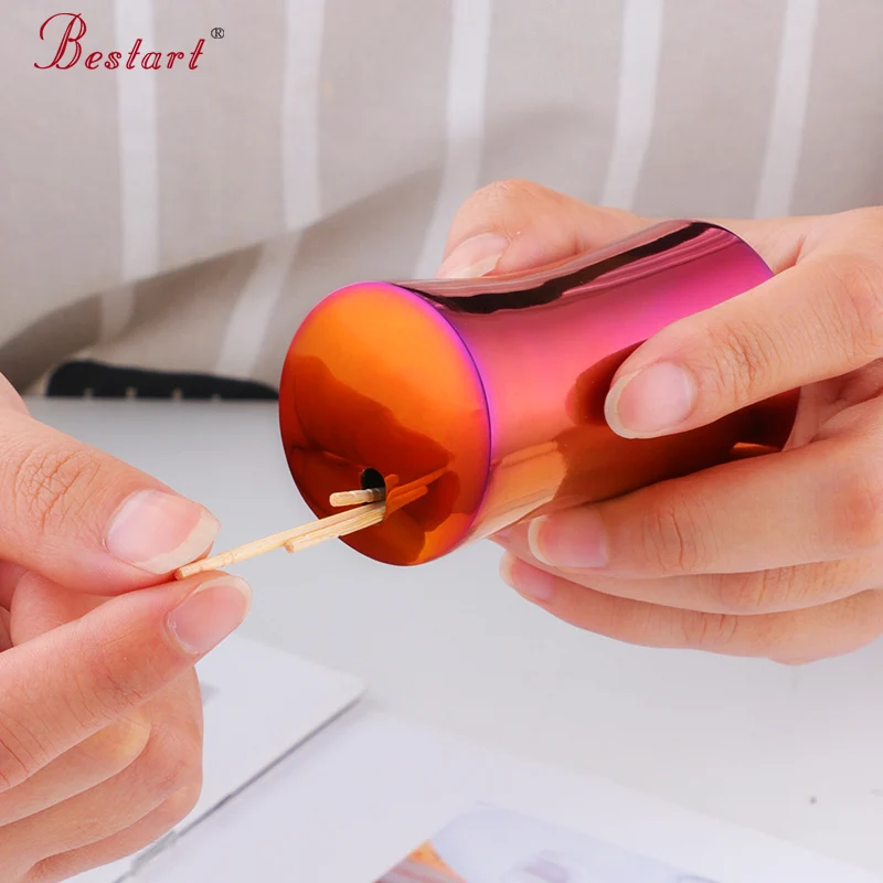 Hot Sale Holder Container Household Stainless Steel Tableware Storage Box Toothpick Dispenser