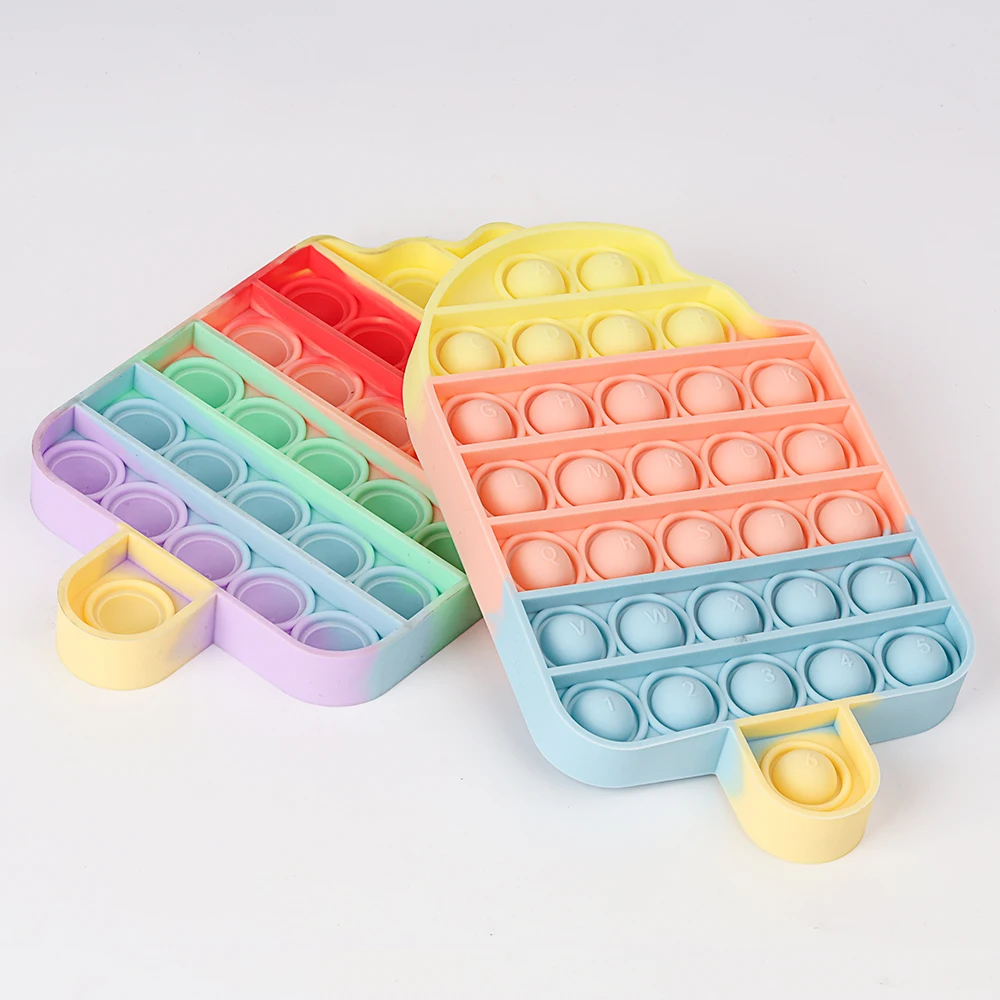 Factory Wholesale Educational New Push Pop Bubble Fidget Sensory Toy Pop Fidget Toy for Kids