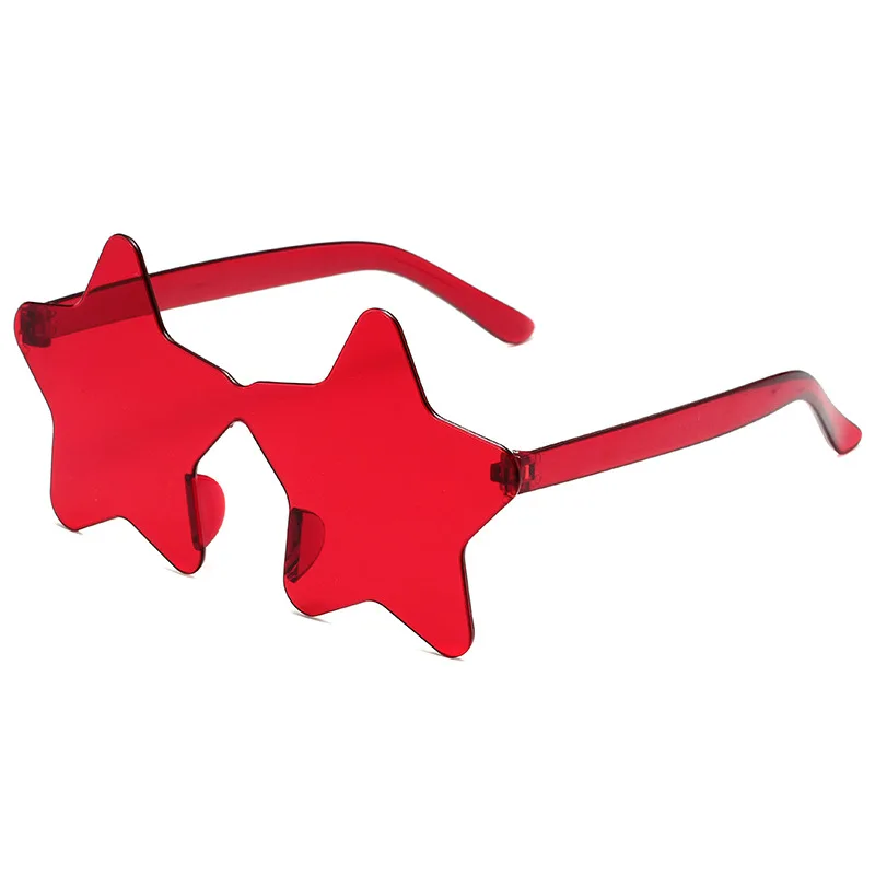 Sunglasses Fashion For Lady Girl Party Sun Glasses Star Shape Plastic Women Sunglasses