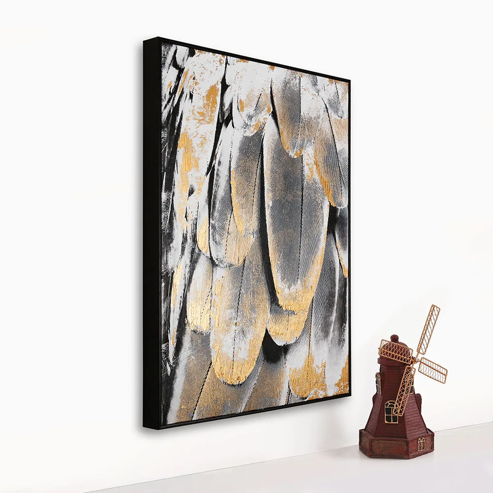 Modern Wall Art Floating Frame For Canvas Nature Painting Wall Pictures Living Room