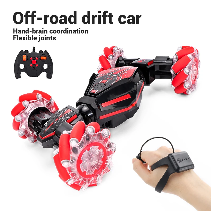Amazon лучший продавец двухсторонний 2 4G rc пульт дистанционного управления каскадер автомобиль Быстрая внедорожная игрушка часы контроль ручной