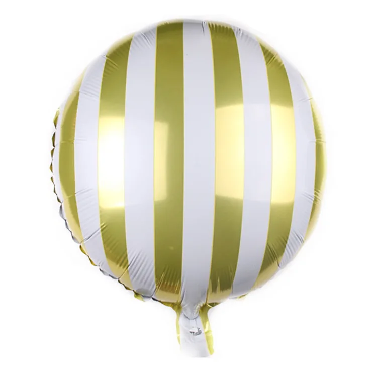 18 Inch Black Plaid Candy Stripe Foil Balloon Party Birthday Wedding Decoration