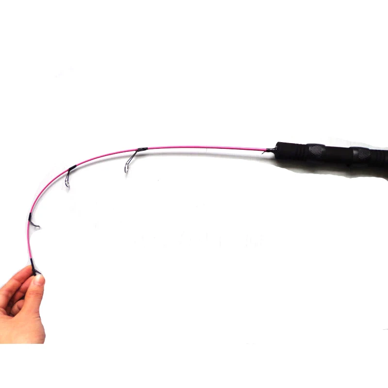 80cm Winter Fishing Rods Two Tips Carbon And Fiberglass Poles Ice Fishing Rod