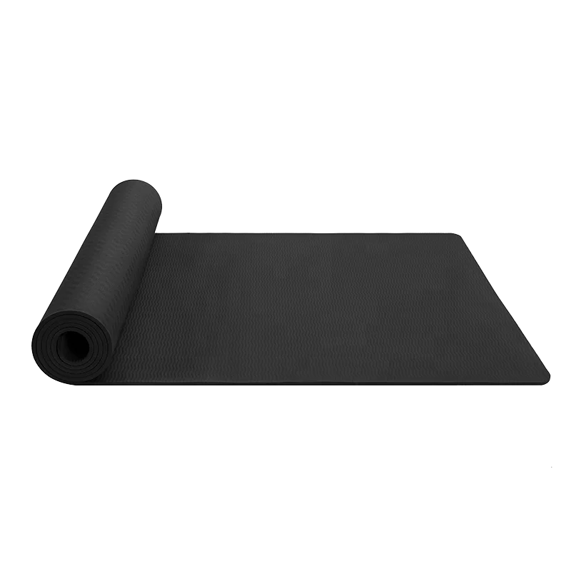 High quality waterproof PU TPE PVC NBR exercise yoga mat personalizable foam14mm nylon  factory