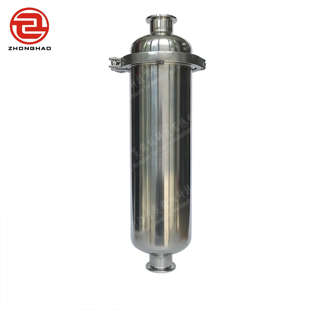 Stainless steel water processing equipment Straight through filter spare parts