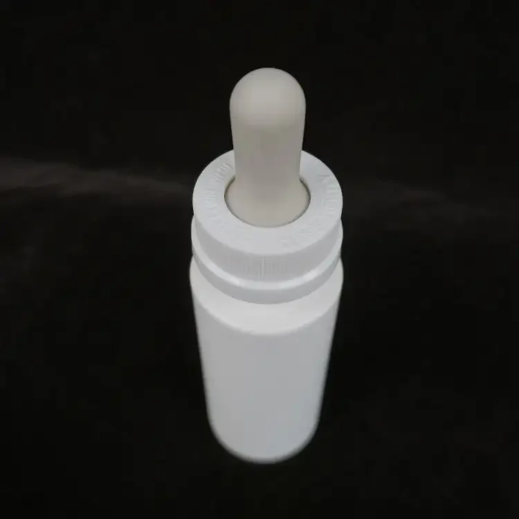 In stock double wall ribbed pressure screw cap minoxidil hair growth serum oil bottles