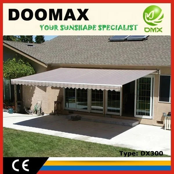 DX300 Half Cassette Balcony Awnings for Mobile Homes