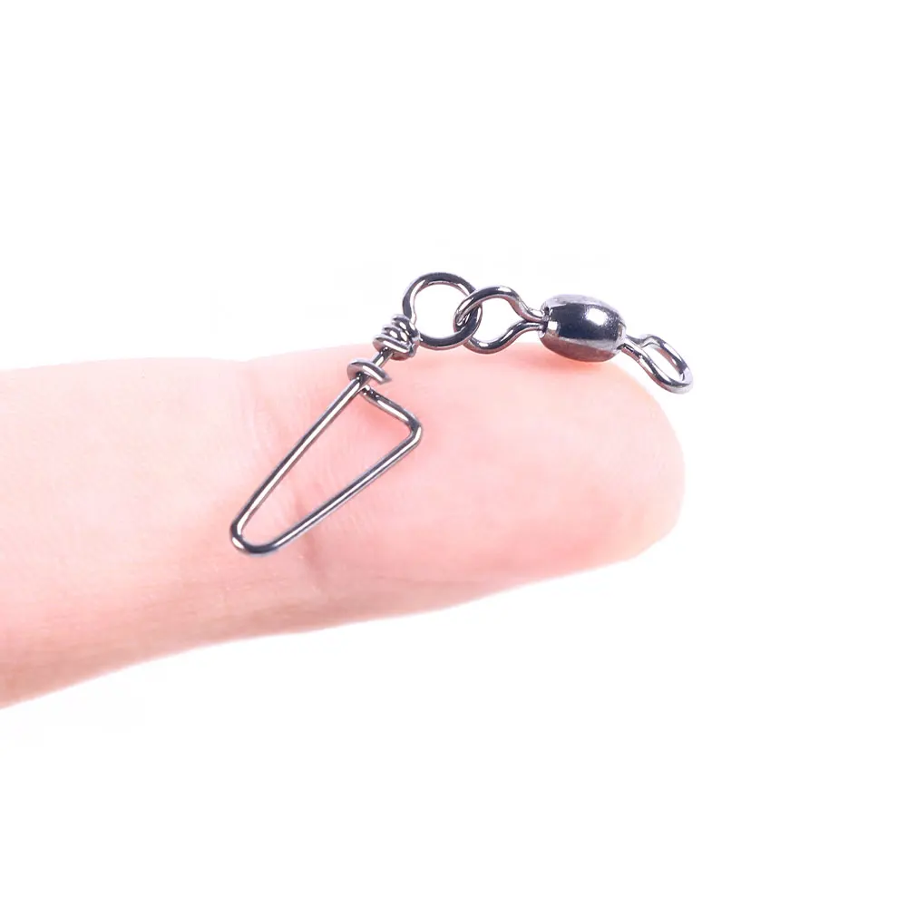 50pcs/bag Fishing Tackle  Swivels  Snaps