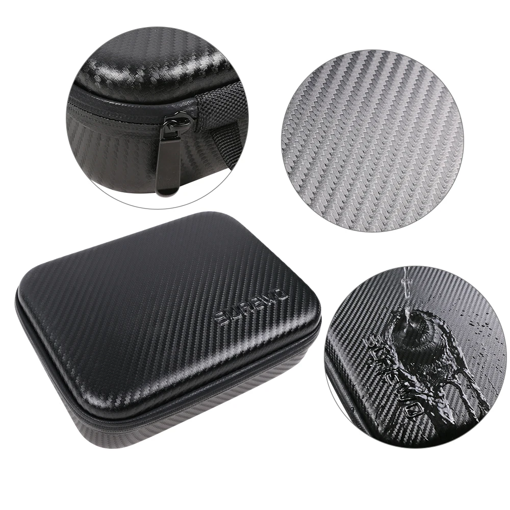 SUREWO  Medium Carrying Case Protective Storage Camera Bag for GoPro Hero (2018)/6/5 Black DJI Osmo Action Camera and More