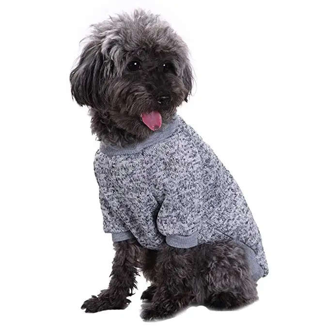 Pet warm  hand  knitted sweater dog winter clothes jacket pet sweater