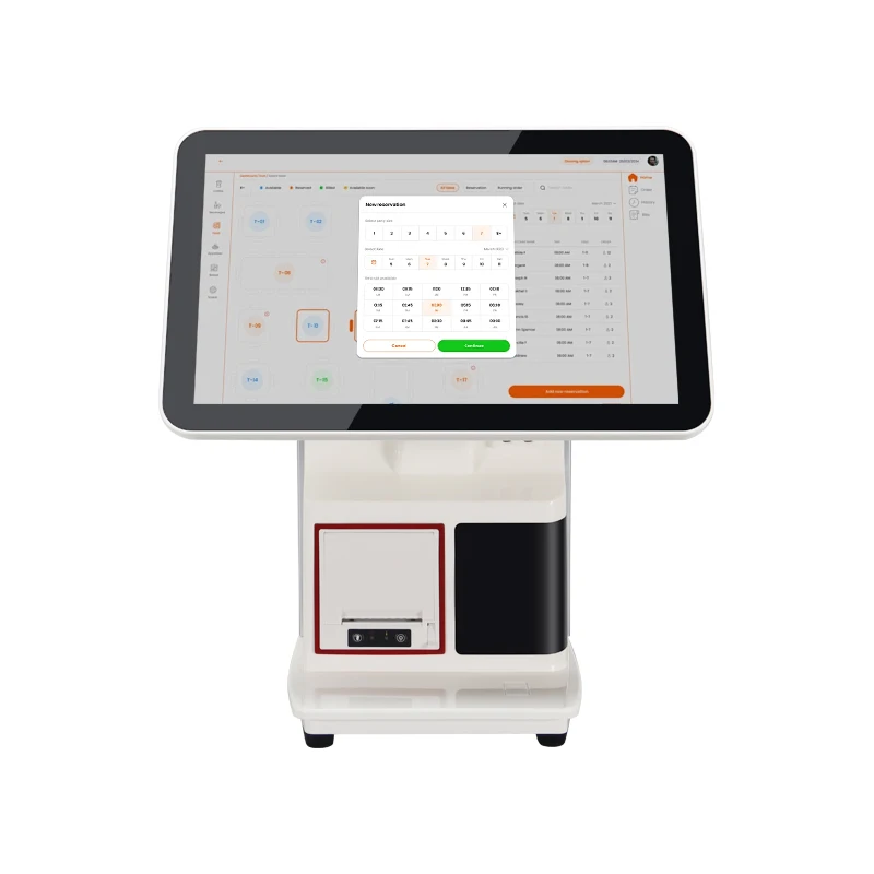 Hot 15.6 inch POS cashier all-in-one machine is suitable for supermarket convenience stores