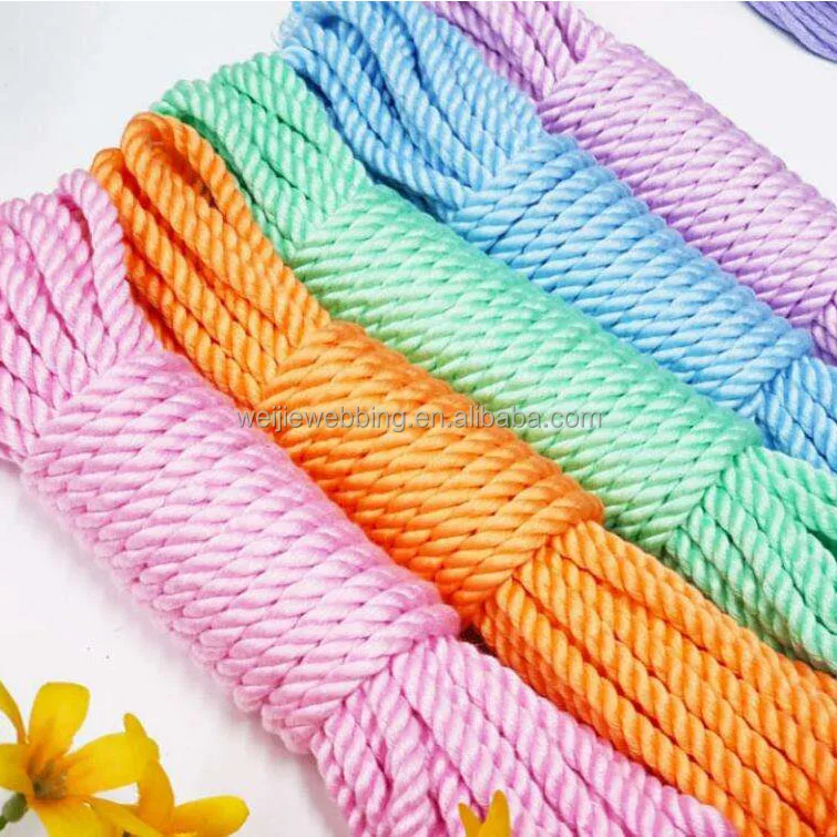 Bamboo 6mm Twisted String Shibari Rope Bondage Kinbaku Cord For Hanging