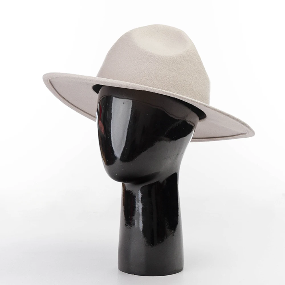  2021 Shine Hats Luxury Chapeau Sombrero Fieltro Custom Wool Concave Crown Wholesale Ladies Women Round Top Felt Fedora