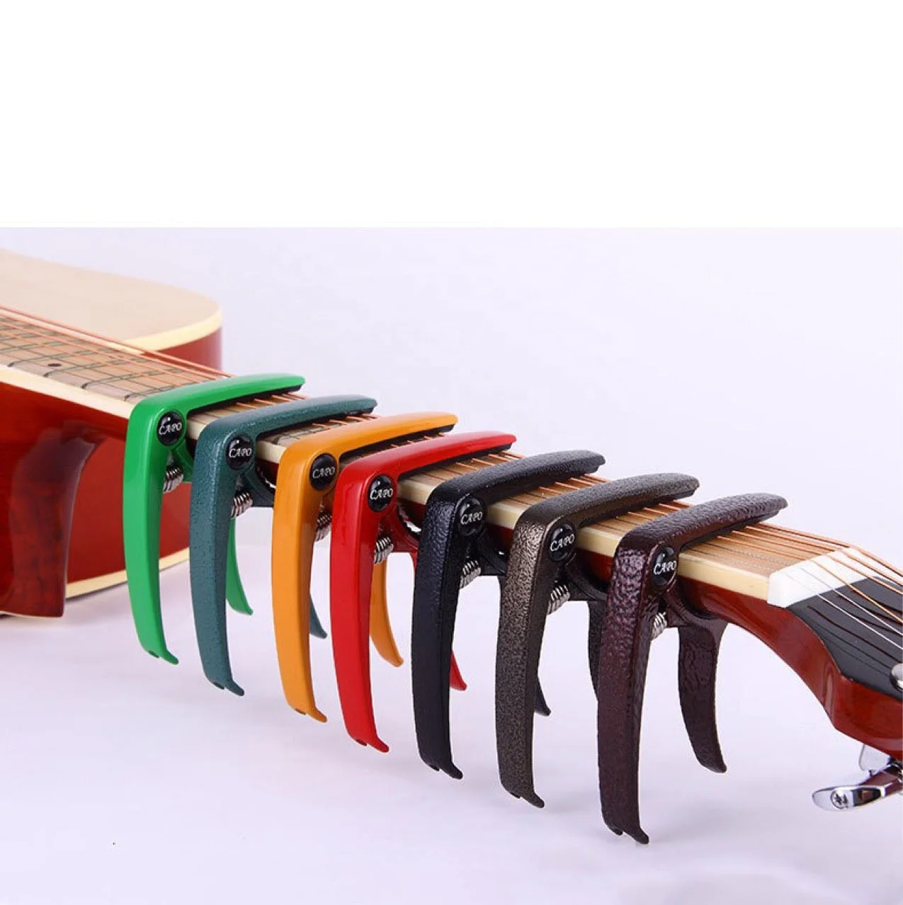 Guitar support zinc alloy metal capo tuning clip stringed instruments electric classical guitar
