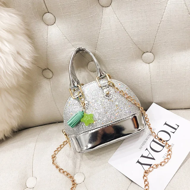 JIANUO Sequin shoulder bags ladies small hand bag pink envelope bag