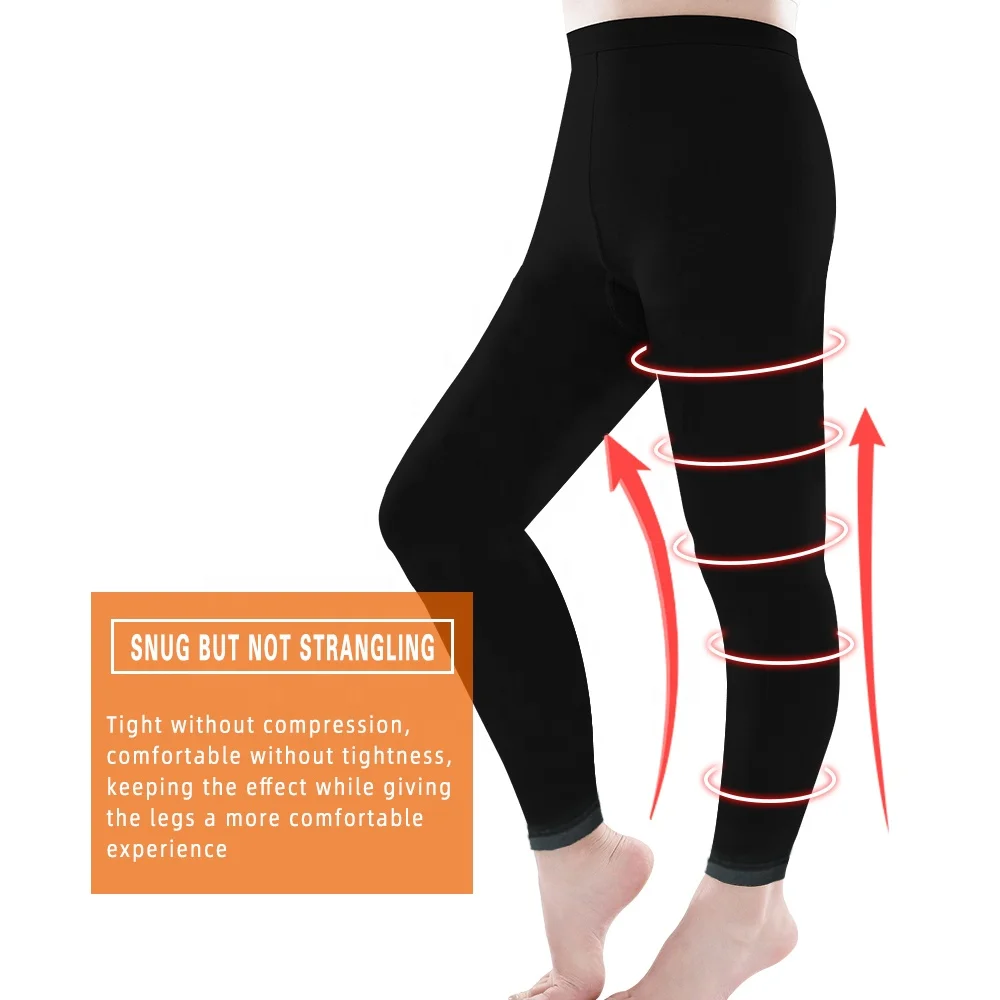 Edema Varicose Vein Compression Tights, Slim Plus Size Relief Compression Tights