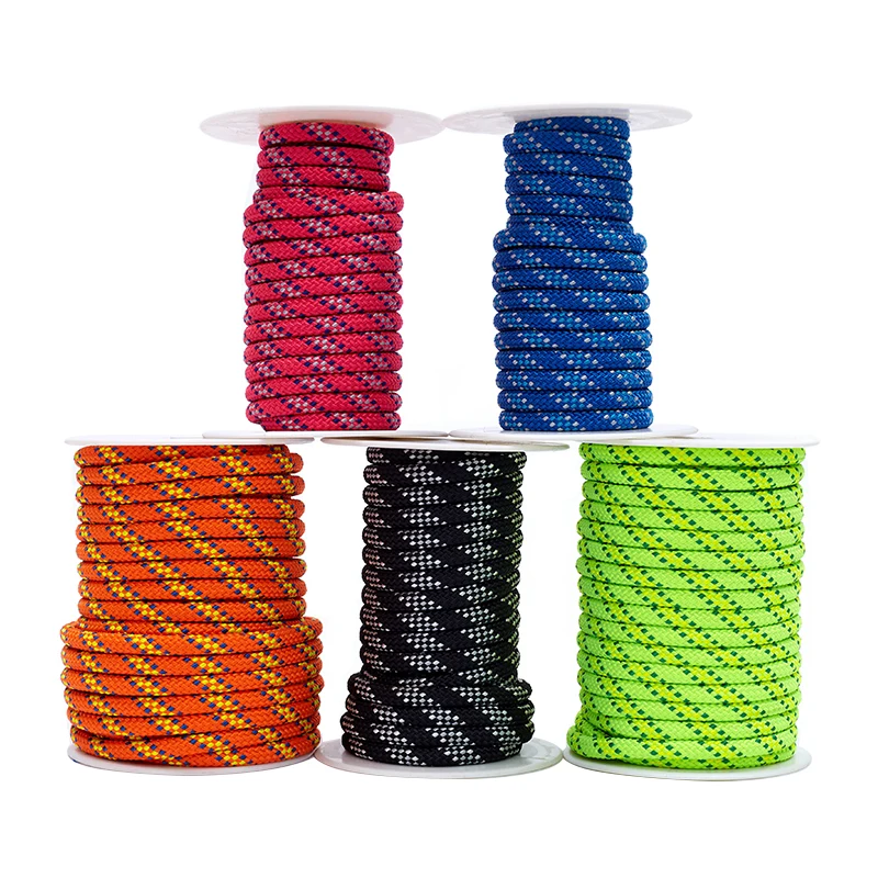 Factory Wholesale 2Mm 3Mm 4Mm 5Mm Custom Braided Round Polyester Elastic Cord Rope