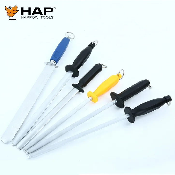 Hot selling 8inch 10inch 12inch kitchen knife sharpening rod sharpening steel