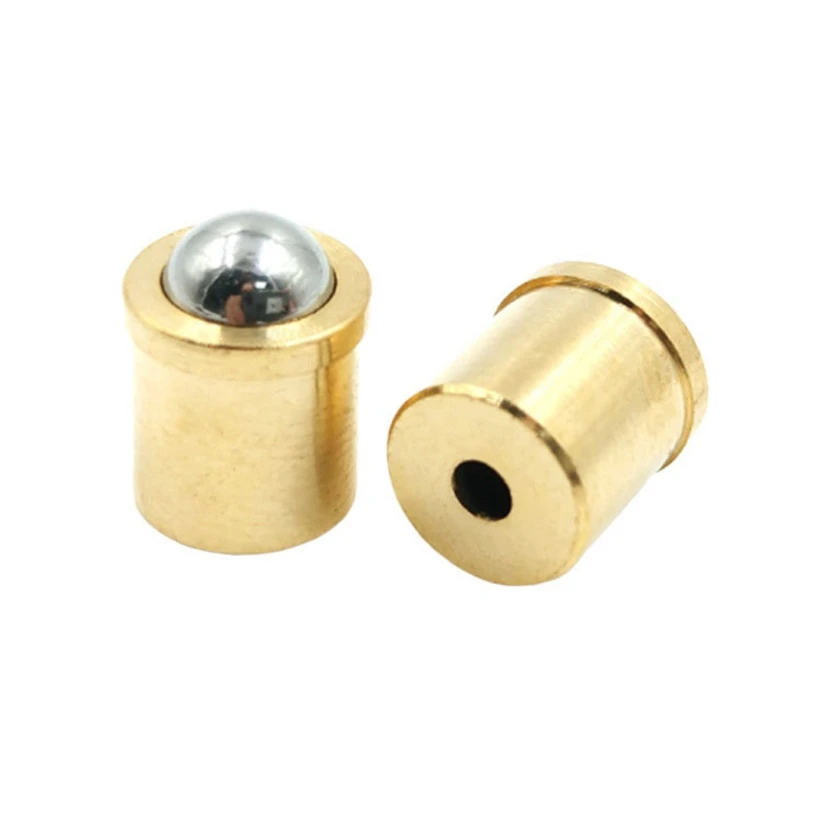 Popular Brushed Gold Plated Excellent Quality Door Protector Door Ball Roller Brass Ball Catcher//