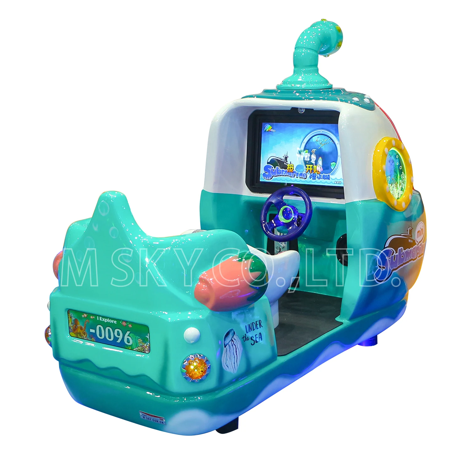 New two seats swing car indoor Kids Games Machine Amusement coin operated kiddie rides equipment shopping mall vending for sale