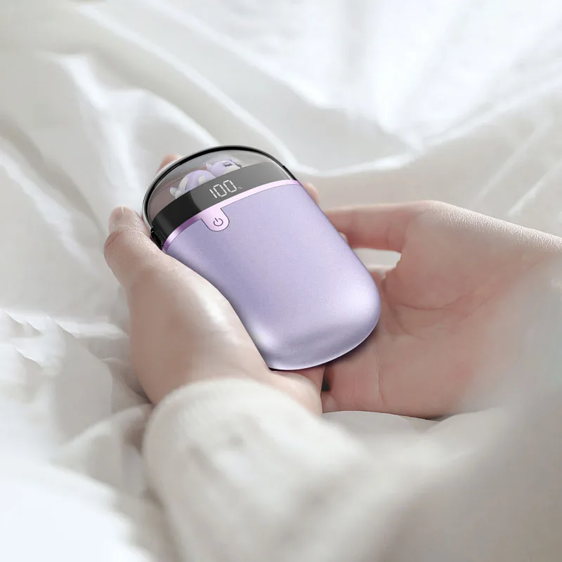 Hot sale Winter Gifts Mini Pocket 5000mAh Type C USB rechargeable electric hand warmer  power bank