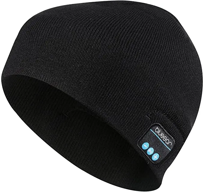 2022  Sport Hats Custom Wireless Music Hat Beanie With Earphone Bt Headphones Beanie Hat