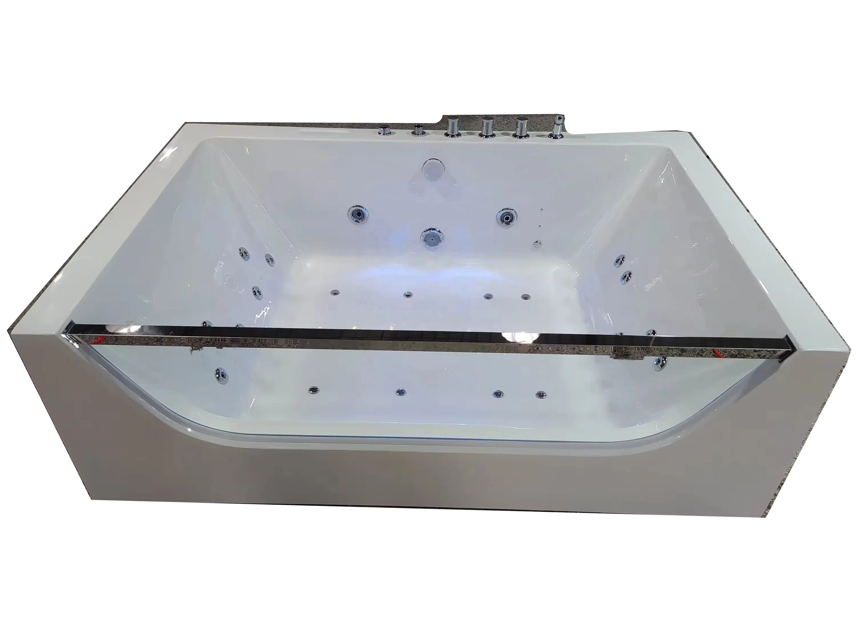 Freestanding Acrylic Whirlpool Massage Bathtub Double Person Used Cheap Massage Bath Tub
