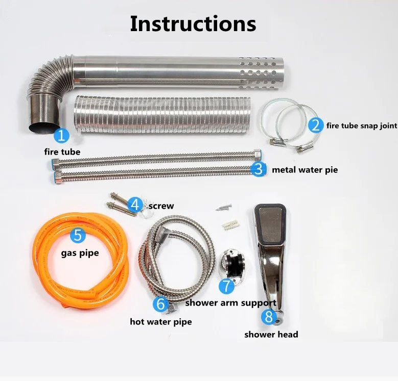 Gas Water Heater Element Type G Stainless Steel Power Work Sales Solid Liquid Material Electric Heating Tube Call Warranty YEAR