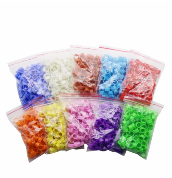 Digital markup bird clip ring Birds identification tools No1-100 8 mm Pigeon foot rings Pet supplies