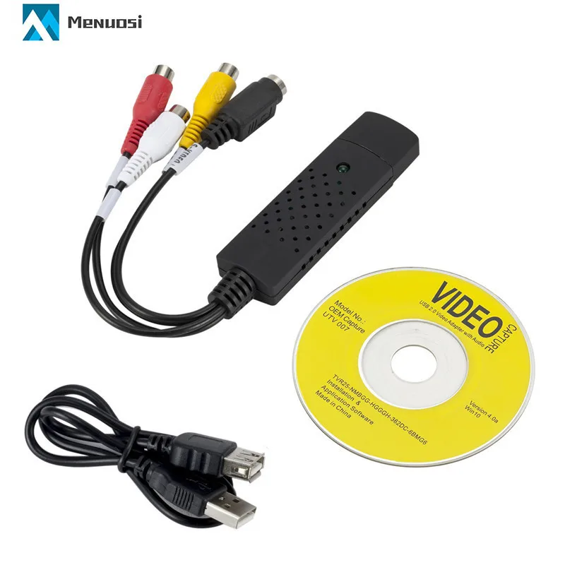 Карта видеозахвата USB 2 0 устройство захвата DV/TV/VHS видео AV DVD gaTVng с поддержкой win7 8 10 XP и т.