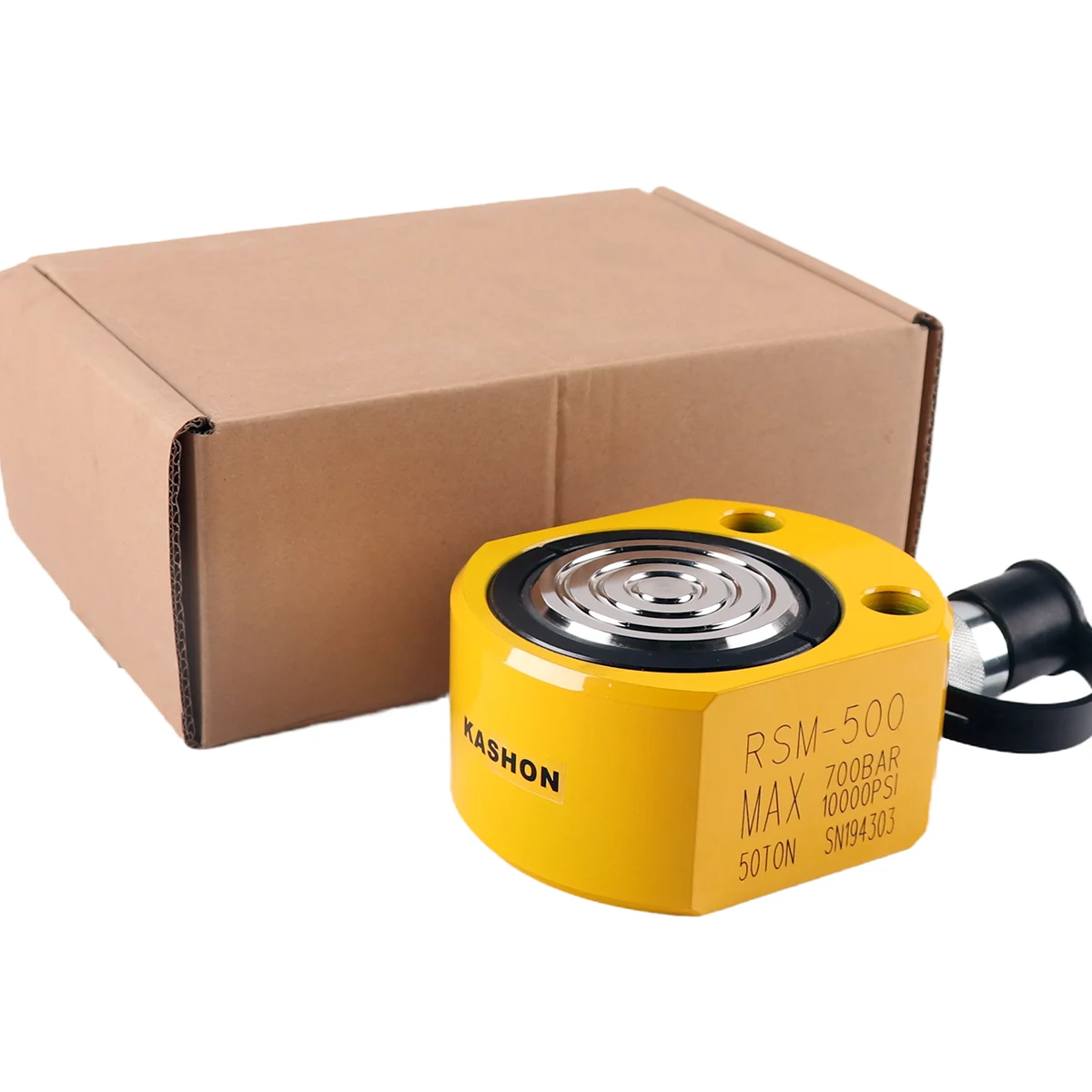 RSM-500,  50Ton  Lightweight Low Height Lift Hydraulic Cylinder Jack, With CE Certification