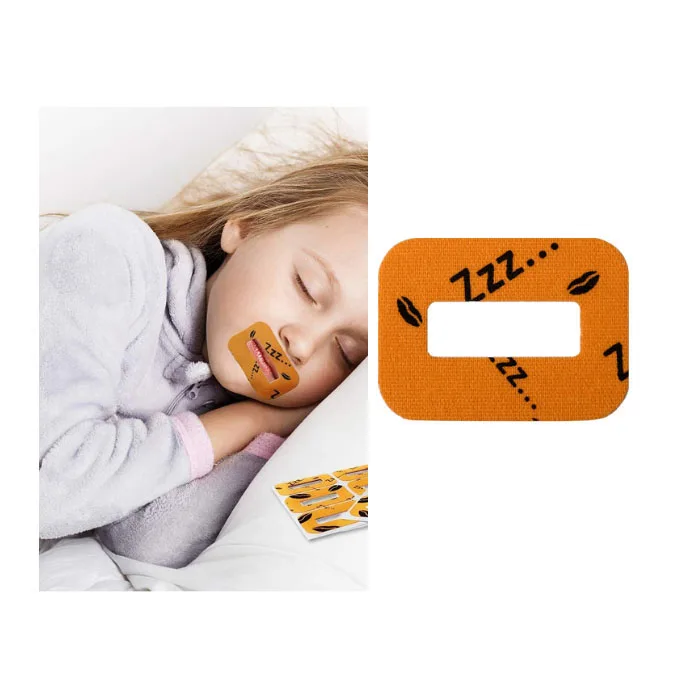 Sleep Patch Tapes Dream Recovery Soft Close Medical Grade Clear Breathing Cotton Antisnoring Kids H Mouth Tape for Sleeping