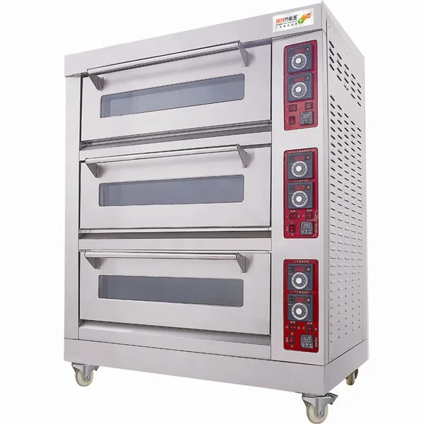 High Quality Full Stainless Steel Max Temperature 400 C Electric Bakery Oven With Steam Pray Function