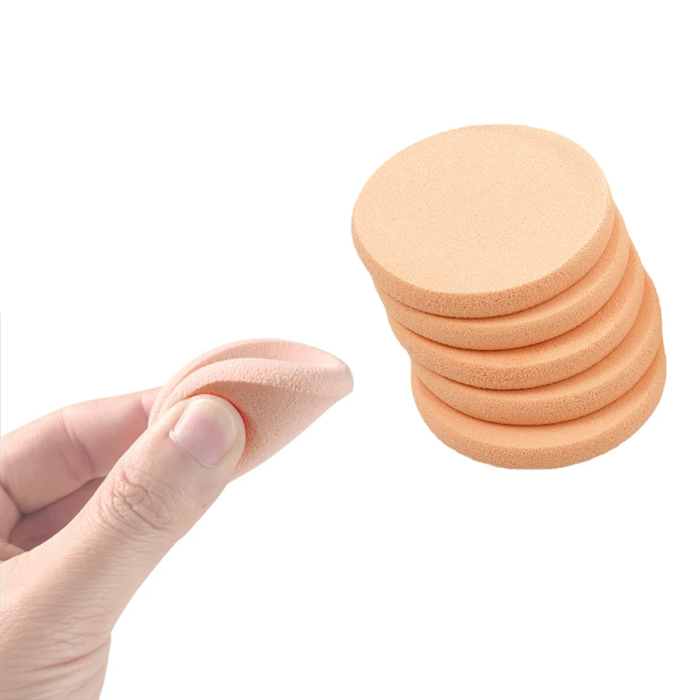 Hot Selling High Quality Latex Edge Grinding Loose Foundation Wet And Dry Soft Makeup Puffs Sponge Cosmetic Powder Puff