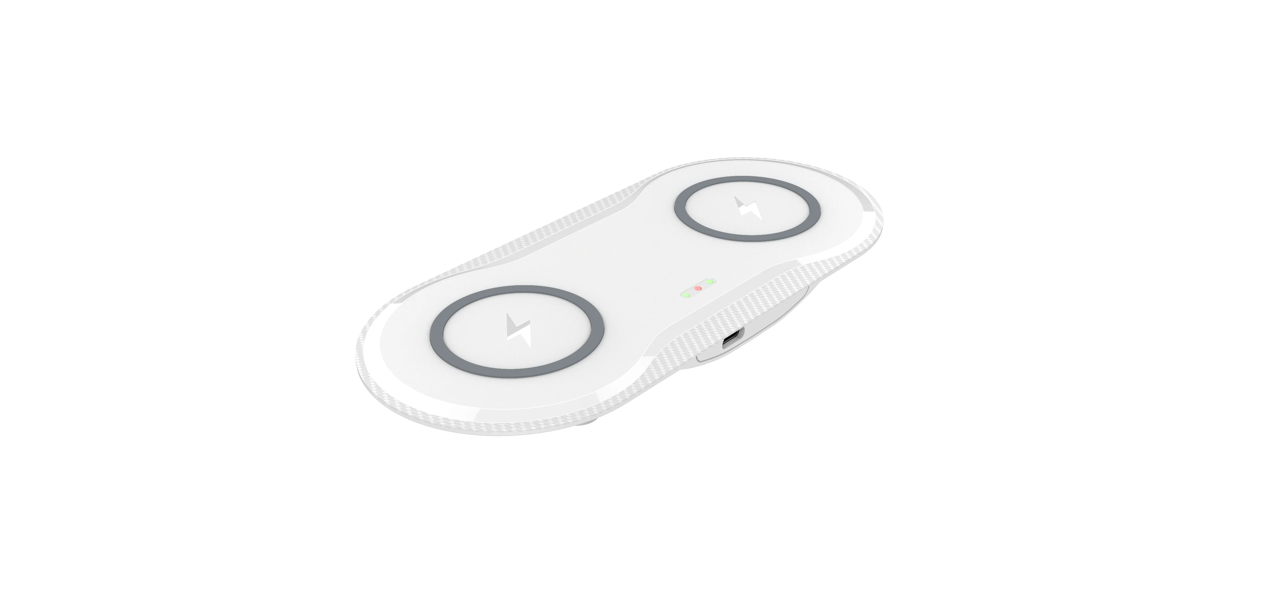 Kitway Hot Sell new Fast Qi  Dual Cell Phone Wireless Charger Wireless Mobile Phone Battery Charger Product