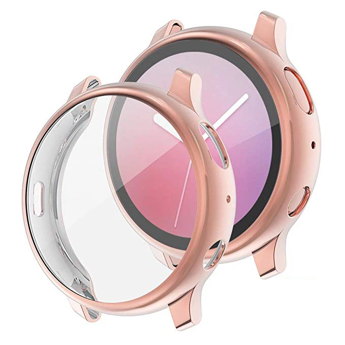 For Samsung TPU watch case screen waterproof protector uv active 2 40/44mm screen protector